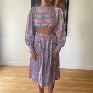 Vintage Skirt & Top Set